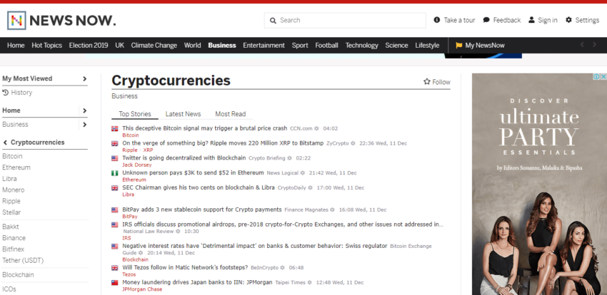 newsnow bitcoin news aggregator